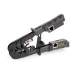 Кримпер многофункциональный с 2 встроенными модулями для обжима RJ-45, RJ-12, RJ-11