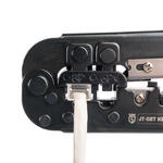 Кримпер многофункциональный с 2 встроенными модулями для обжима RJ-45, RJ-12, RJ-11